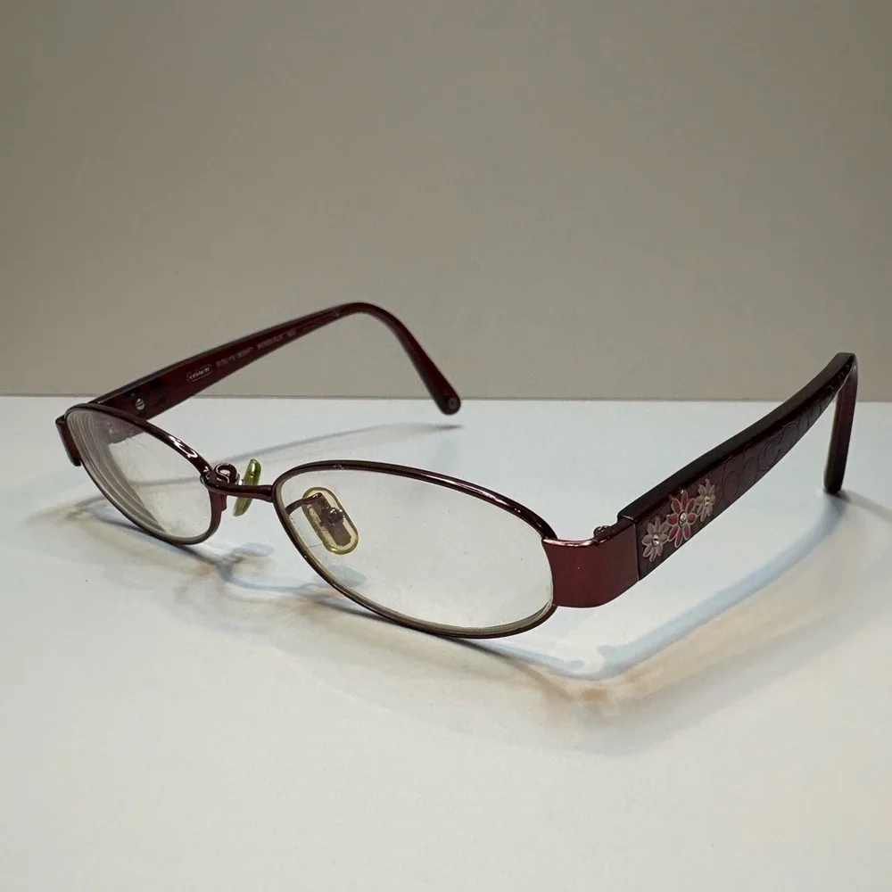 COACH EYEGLASSES Roslyn (909AF) Bordeaux 603 /‎ 49-17-135 COACH GLASSES FRAMES